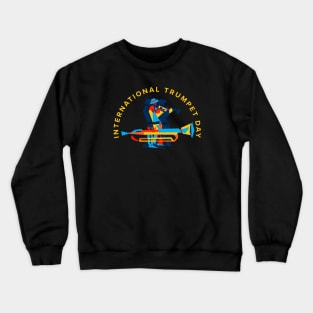 International Trumpet Day Crewneck Sweatshirt